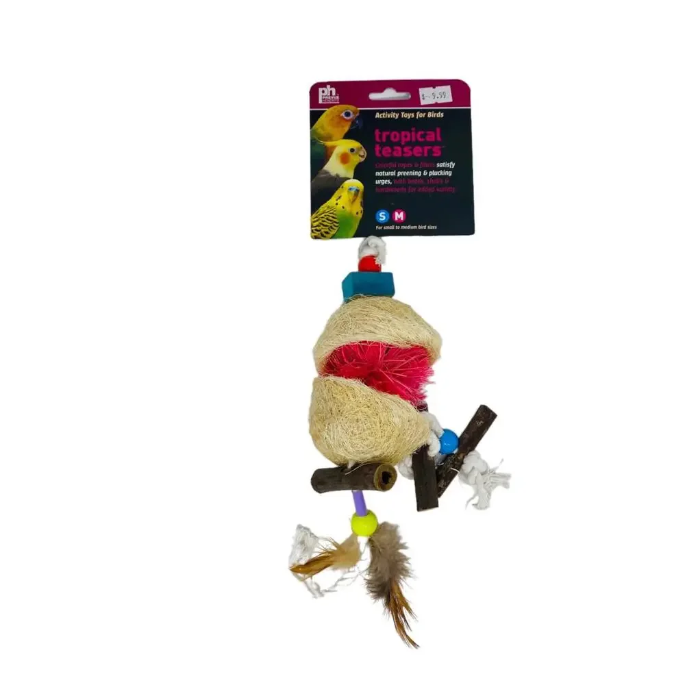 Tropical Teasers Fireball Bird Toy by Prevue Pet for Small and Medium Birds